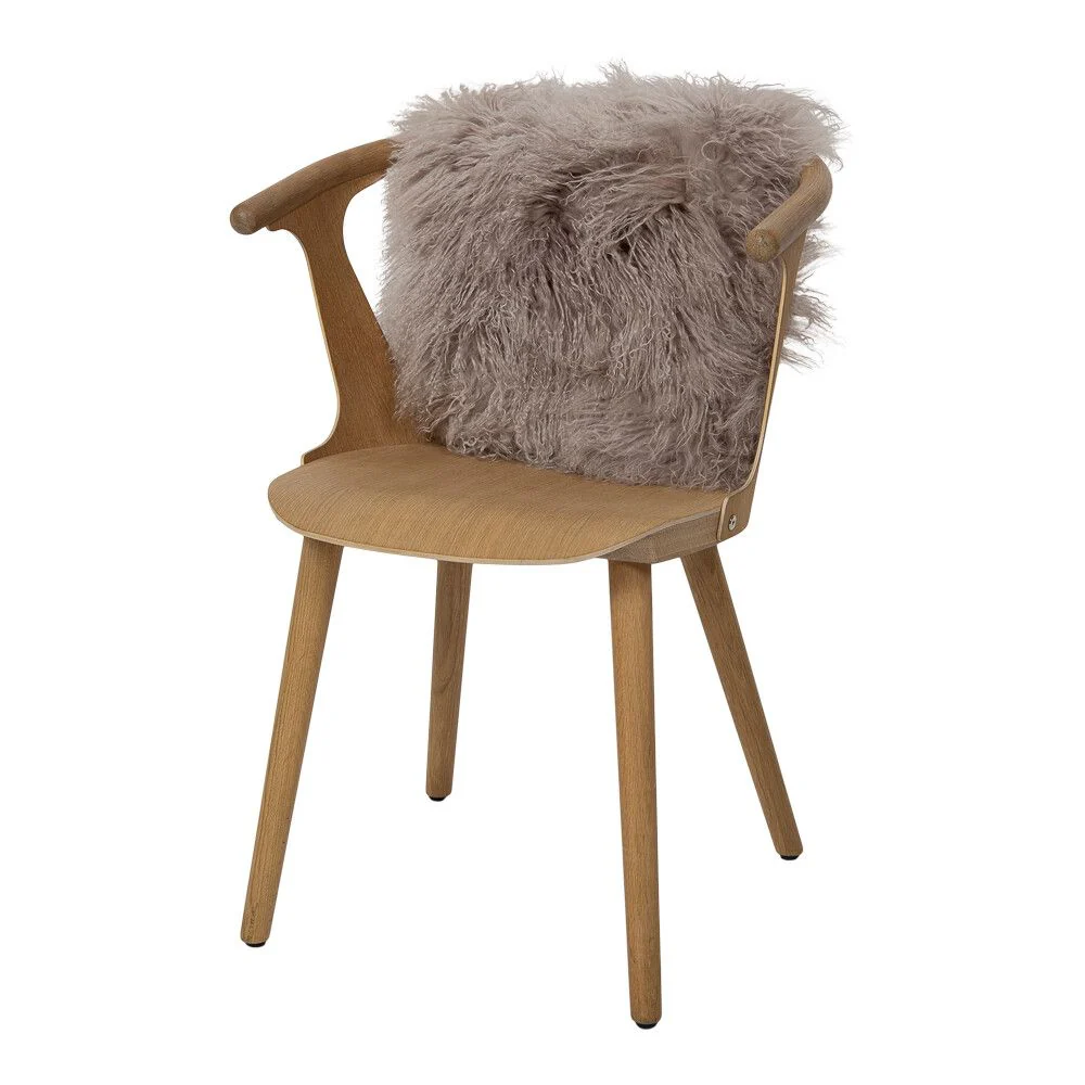 Saueskinnspute | Krøllet | Tibet | 40x40 cm - Image 4