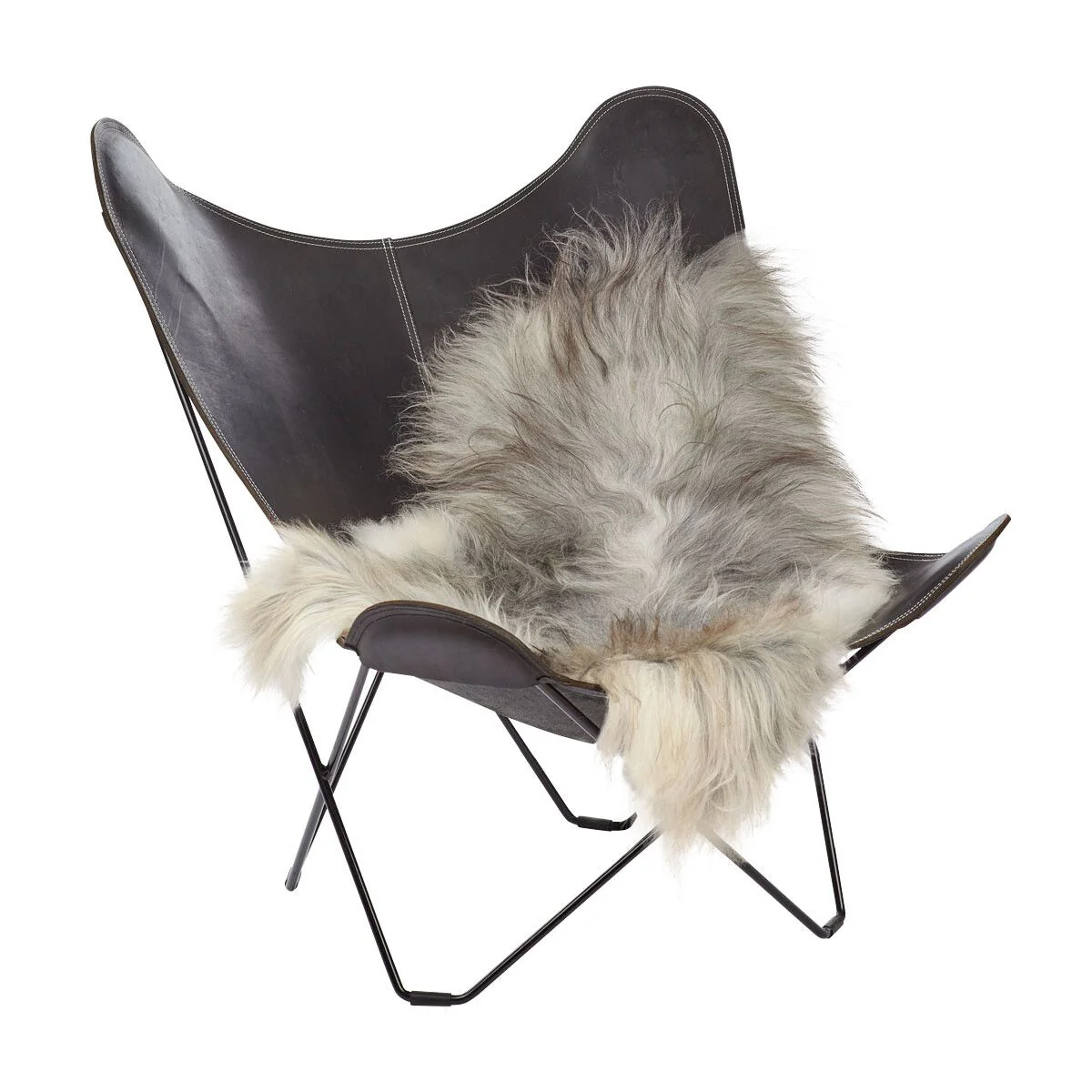 Saueskinn | Langhåret | Island | 120+x60 cm - Image 3