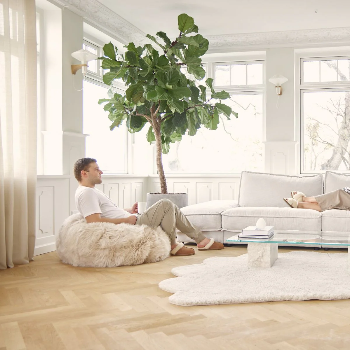 Rund sakosekk | Langhåret | New Zealand | 73x74 cm & 92x93 cm - Image 27